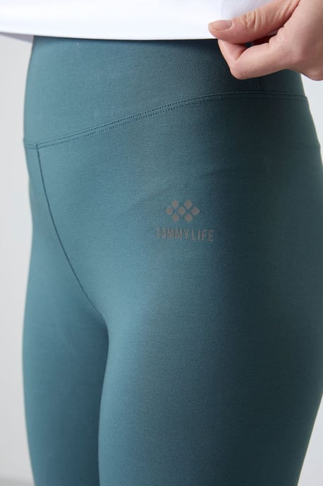 Hoge Taille Katoenen Elastanen Leggings - Image 3