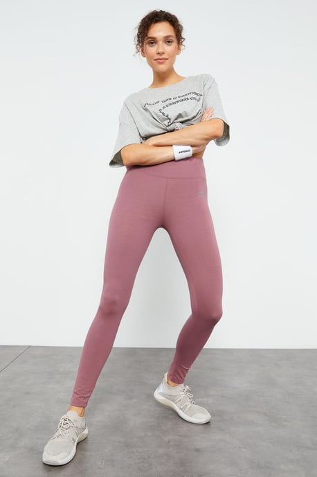 Hoge Taille Katoenen Elastaan Leggings - Image 3