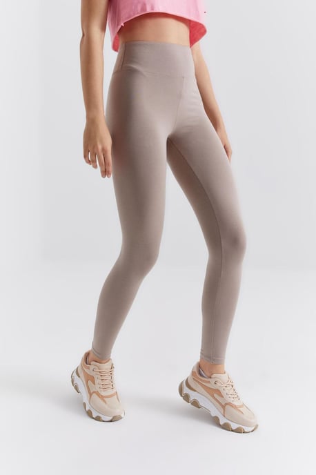 Hoge Taille Katoenen Elastan Leggings - Image 6