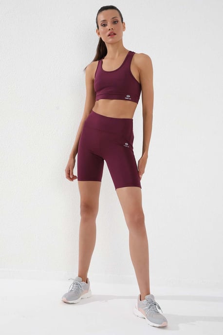 Korte Hoge Taille Sport Leggings - Image 4
