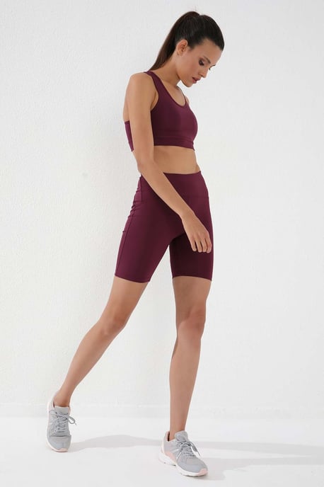 Korte Hoge Taille Sport Leggings - Image 6