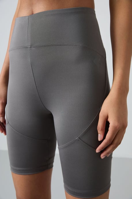 Korte Hoge Taille Brei Leggings - Image 5