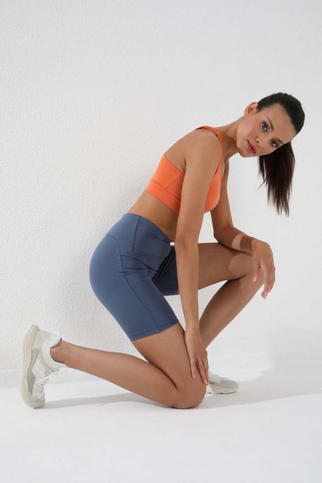 Korte Hoge Taille Sport Leggings - Image 4