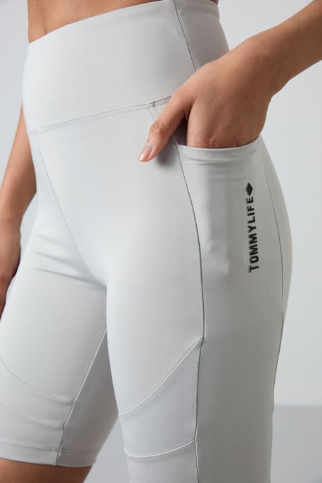 Hoge Taille Korte Sportleggings - Image 4