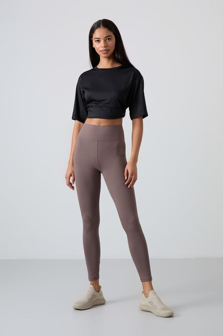 Hooggeschoren Katoenen Elastan Leggings - Image 1