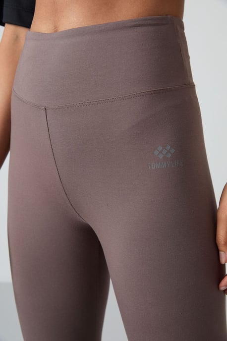 Hooggeschoren Katoenen Elastan Leggings - Image 3