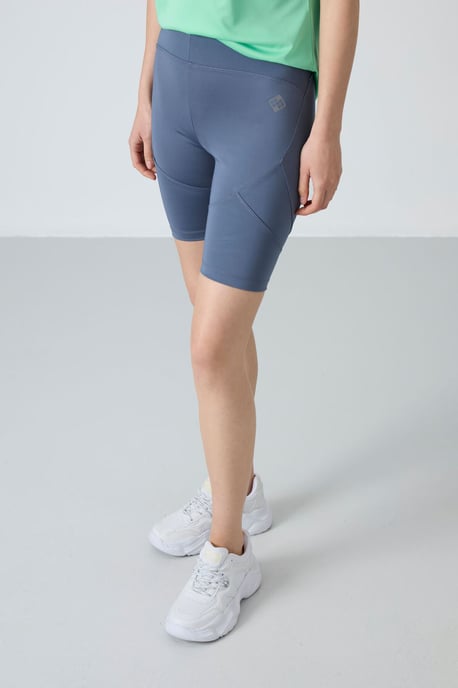 Korte Hoge Taille Tricot Leggings - Image 3