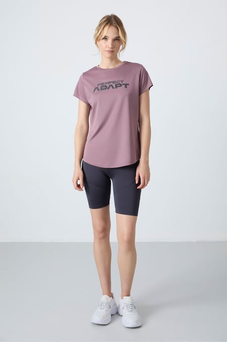 Korte Hoge Taille Gebreide Leggings - Image 2