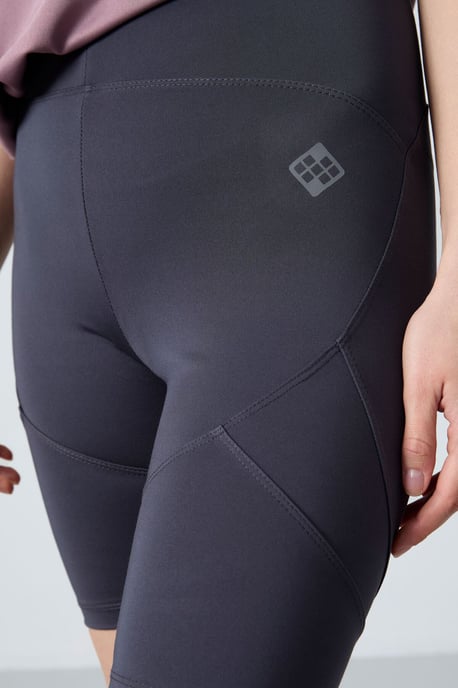 Korte Hoge Taille Gebreide Leggings - Image 5