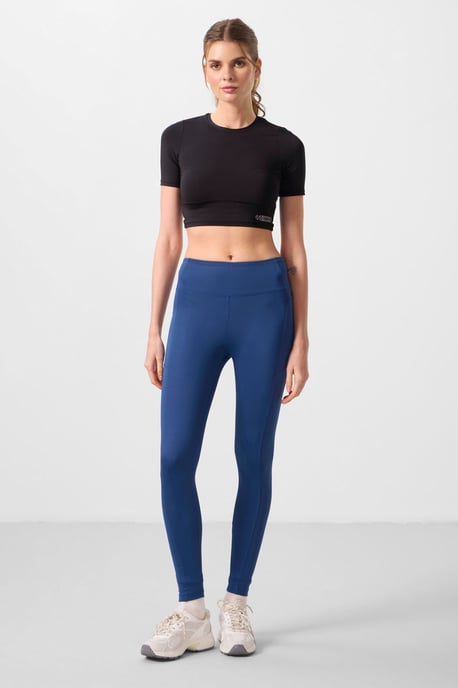 Hoog-Taille Skinny Leggings Met Zak - Image 2