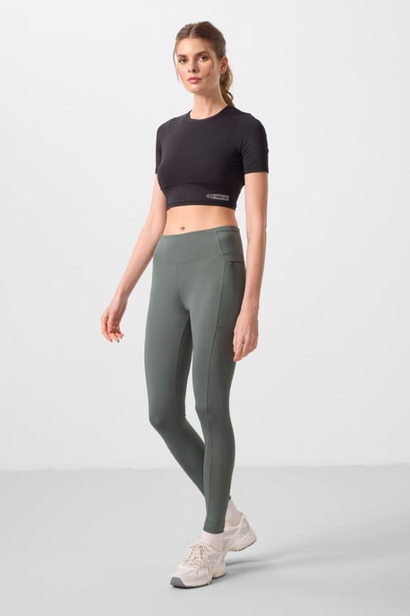 High-Waisted Skinny Leggings Met Zak - Image 4