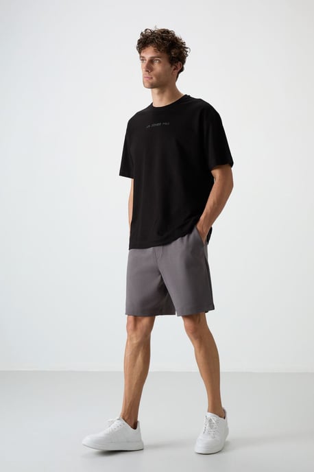 Heren Katoenmengsel Jersey Shorts - Image 4
