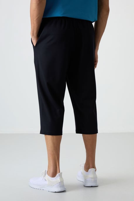 Heren Midden taille Wijd-pijpen Capri Shorts - Image 5