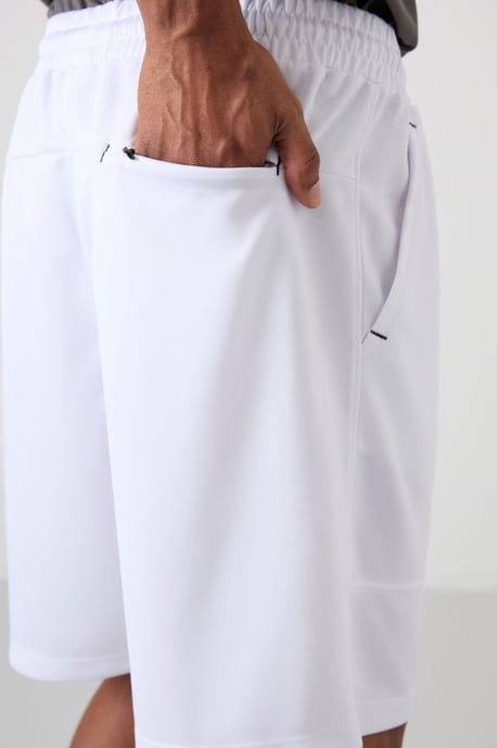 Heren Effen Sweatshorts - Image 5