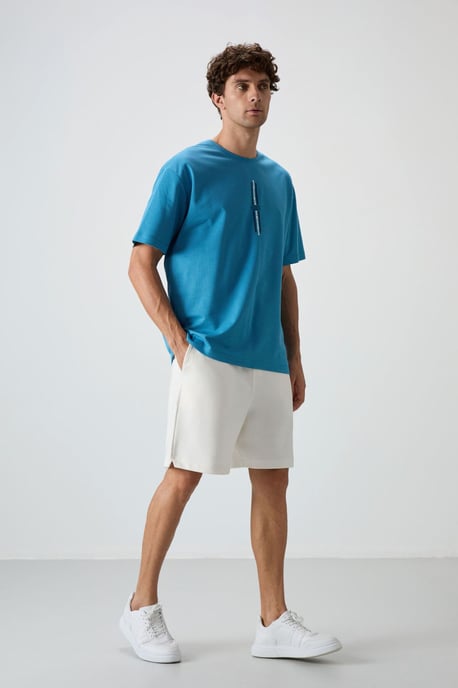 Heren Katoenmix Jersey Shorts - Image 3
