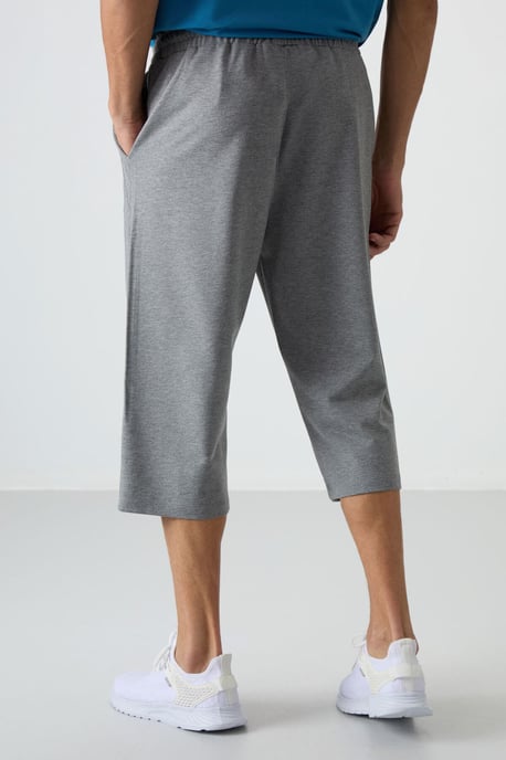 Heren Mid-waist Wijde Capri Shorts - Image 5
