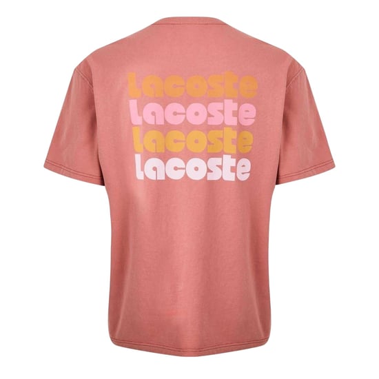 Lacoste Heren-T-shirt met ombré-print (Rood) - Image 2
