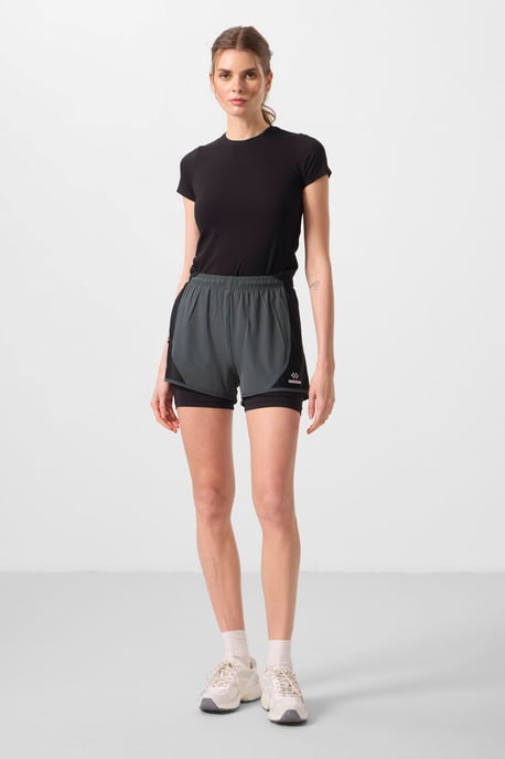 Vrouwen Trekbare Mini Shorts - Image 2