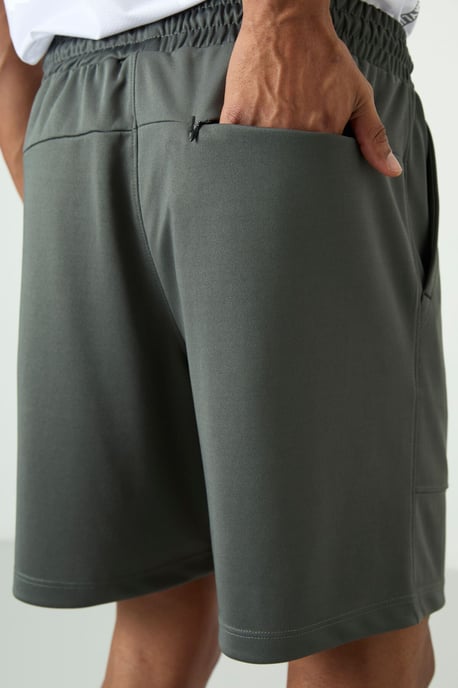 Heren Effen Sweatshorts - Image 5
