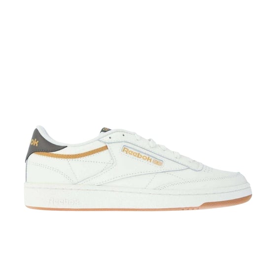 Reebok Heren Classics Club C 85 Leren Trainers (Krijt) - Image 1