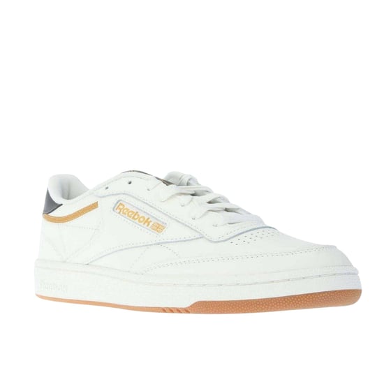 Reebok Heren Classics Club C 85 Leren Trainers (Krijt) - Image 4