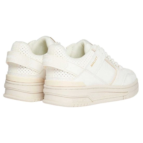 Mallet Dames/Dames Compton Leather Low Cut Chunky Flat Trainers (Gebroken wit) - Image 2