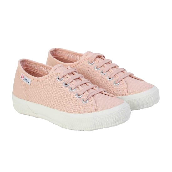 Superga Childrens/Kids Fashion Canvas Flatform Trainers (Pink Blush) - Image 4