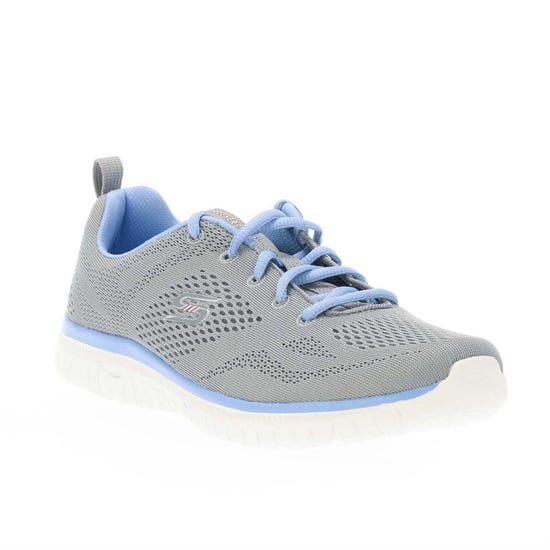 Skechers Dames/Dames Virtue Kind Favor Mesh Flat Trainers (Grijsblauw) - Image 4