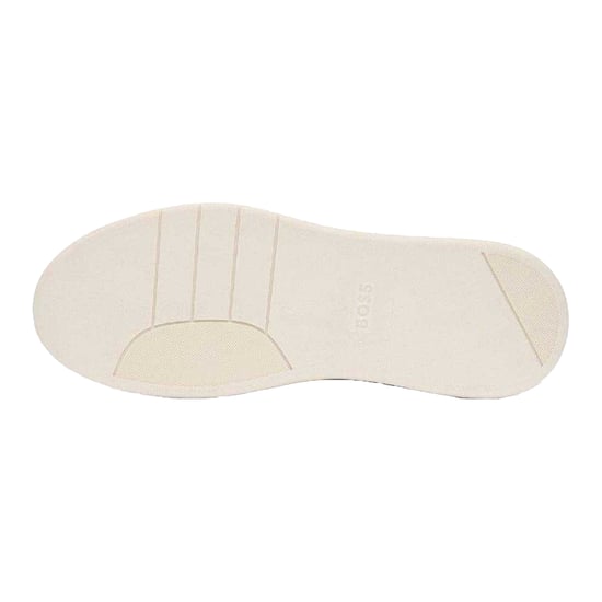Boss Heren Baltimore Canvas Trainers (Medium Grijs) - Image 4