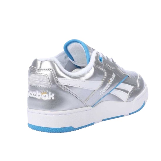 Reebok Dames/Dames BB 4000 II Metallic Leren Trainers (Zilver) - Image 2