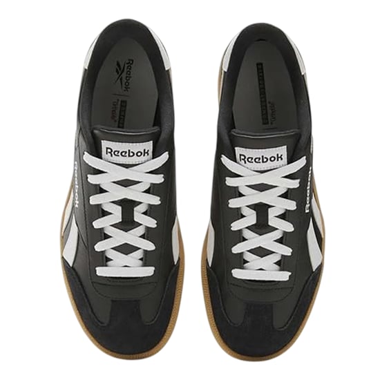 Reebok Heren Smash Edge Leren Trainers (Zwart, Wit) - Image 4