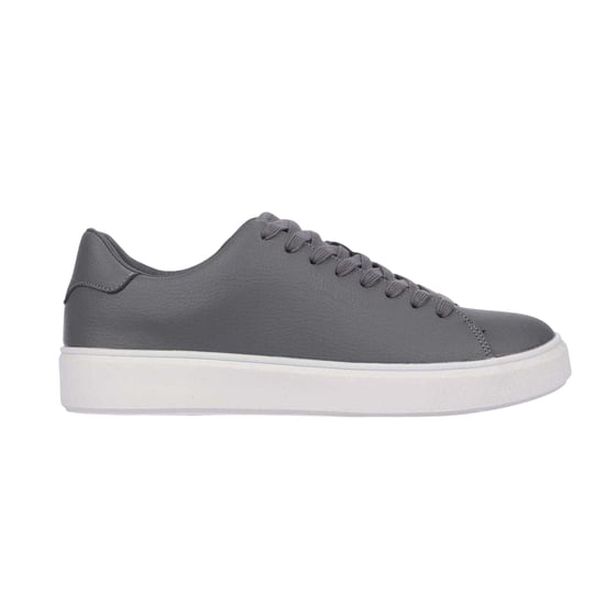 Duck and Cover Volwassen Kremes PU Platform Trainers (Taupe) - Image 1