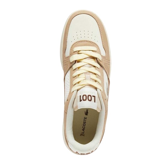 Lacoste Dames/Dames L001 Leren Trainers (Bruin) - Image 3