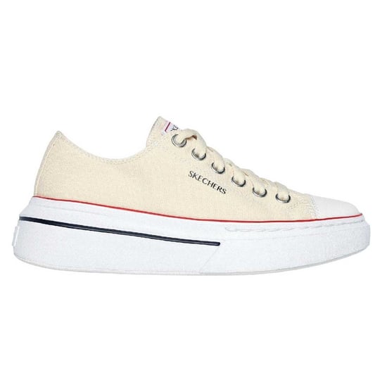 Skechers Dames/Dames Cordova Canvas Platform Trainers (Gebroken wit) - Image 1