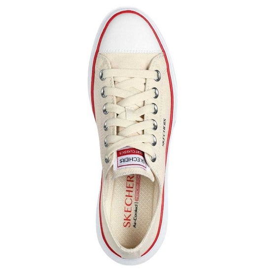 Skechers Dames/Dames Cordova Canvas Platform Trainers (Gebroken wit) - Image 3