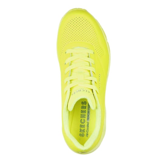 Skechers Vrouwen/dames Uno Stand On Air Trainers (Neon geel) - Image 3