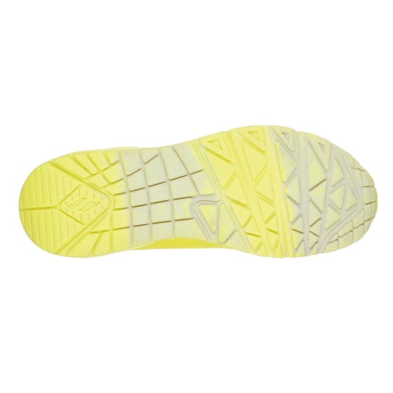 Skechers Vrouwen/dames Uno Stand On Air Trainers (Neon geel) - Image 4