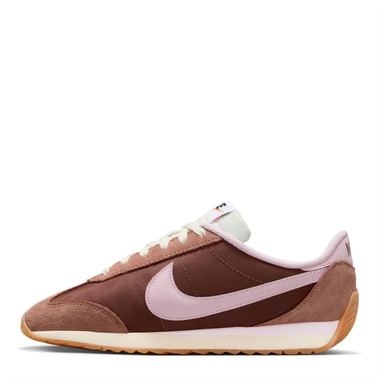 Nike Dames/Dames Waffle Debut Suede Wedge Trainers (Bruin/roze) - Image 2
