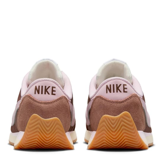 Nike Dames/Dames Waffle Debut Suede Wedge Trainers (Bruin/roze) - Image 4
