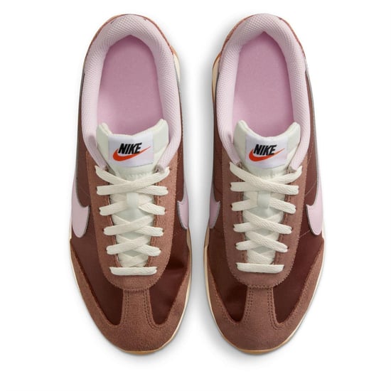 Nike Dames/Dames Waffle Debut Suede Wedge Trainers (Bruin/roze) - Image 5