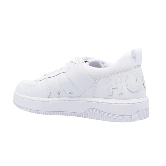 Hugo Heren Kilian Logo Platte Trainers (Wit) - Image 2