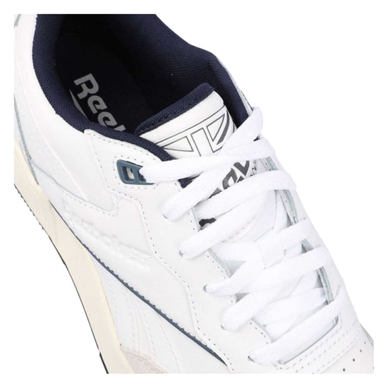 Reebok Heren BB 4000 II Leren Trainers (Wit, Marine) - Image 5