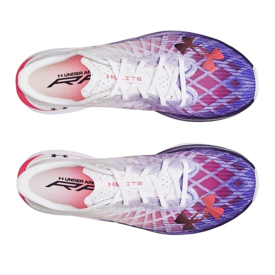 Under Armour Womens/Ladies Velociti Elite Low Cut Trainers (White/Blue) - Image 3
