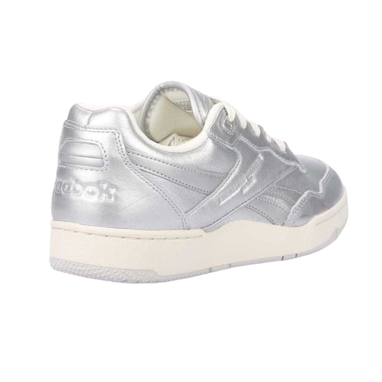 Reebok Heren BB 4000 II sneakers van metallic leer (Zilver) - Image 2