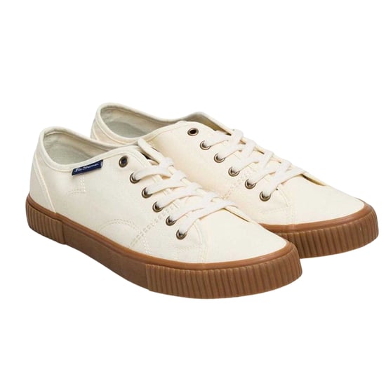 Ben Sherman Canvey canvas sneakers voor heren (Gebroken wit) - Image 4