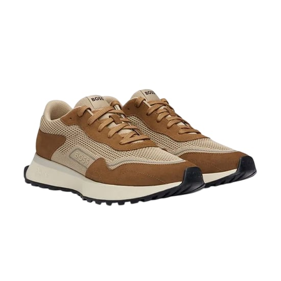 Boss Heren Jonah Suède Trainers (Bruin) - Image 3