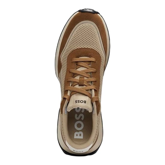 Boss Heren Jonah Suède Trainers (Bruin) - Image 4
