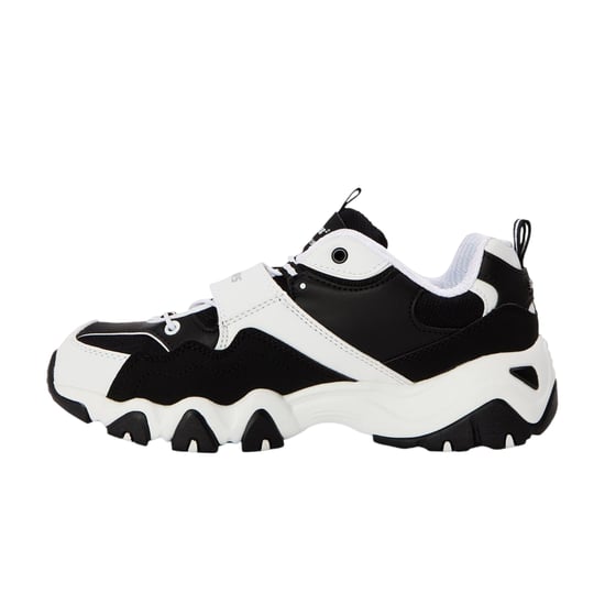 Skechers Kinderschoenen D Lites 2: stevige platte sneakers (Wit, Zwart) - Image 2