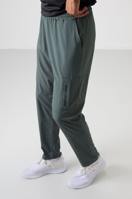 Heren Effen Sweatpants met Elastische Tailleband - Image 5