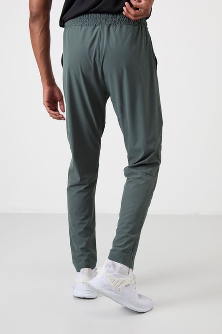 Heren Effen Sweatpants met Elastische Tailleband - Image 6